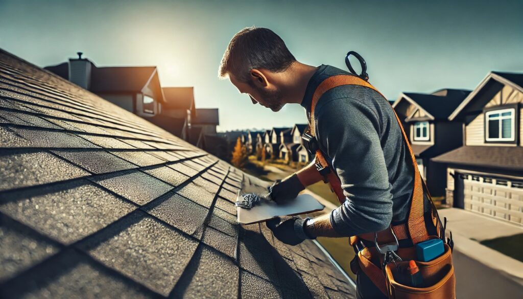 house roof inspection in Calgary Alberta Canada