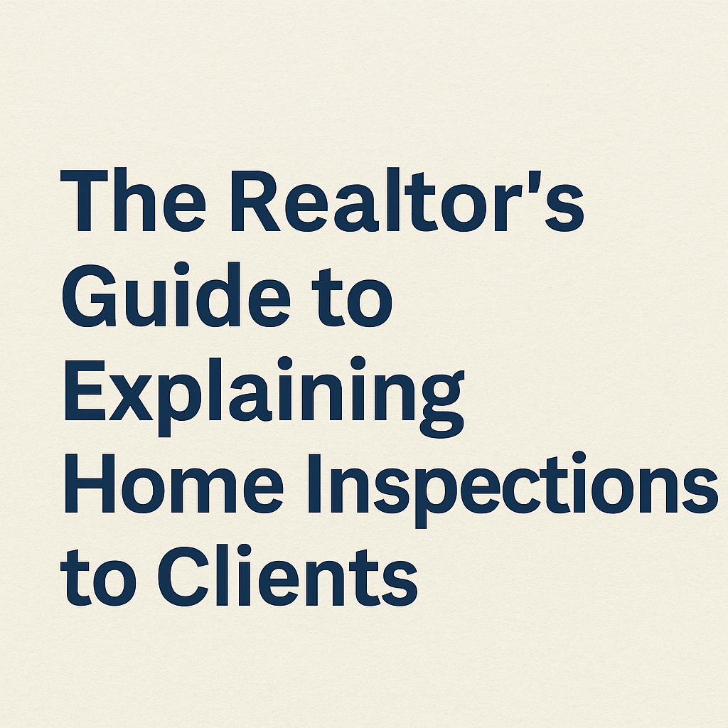 The Realtor’s Guide to Explaining Home Inspections to Clients
