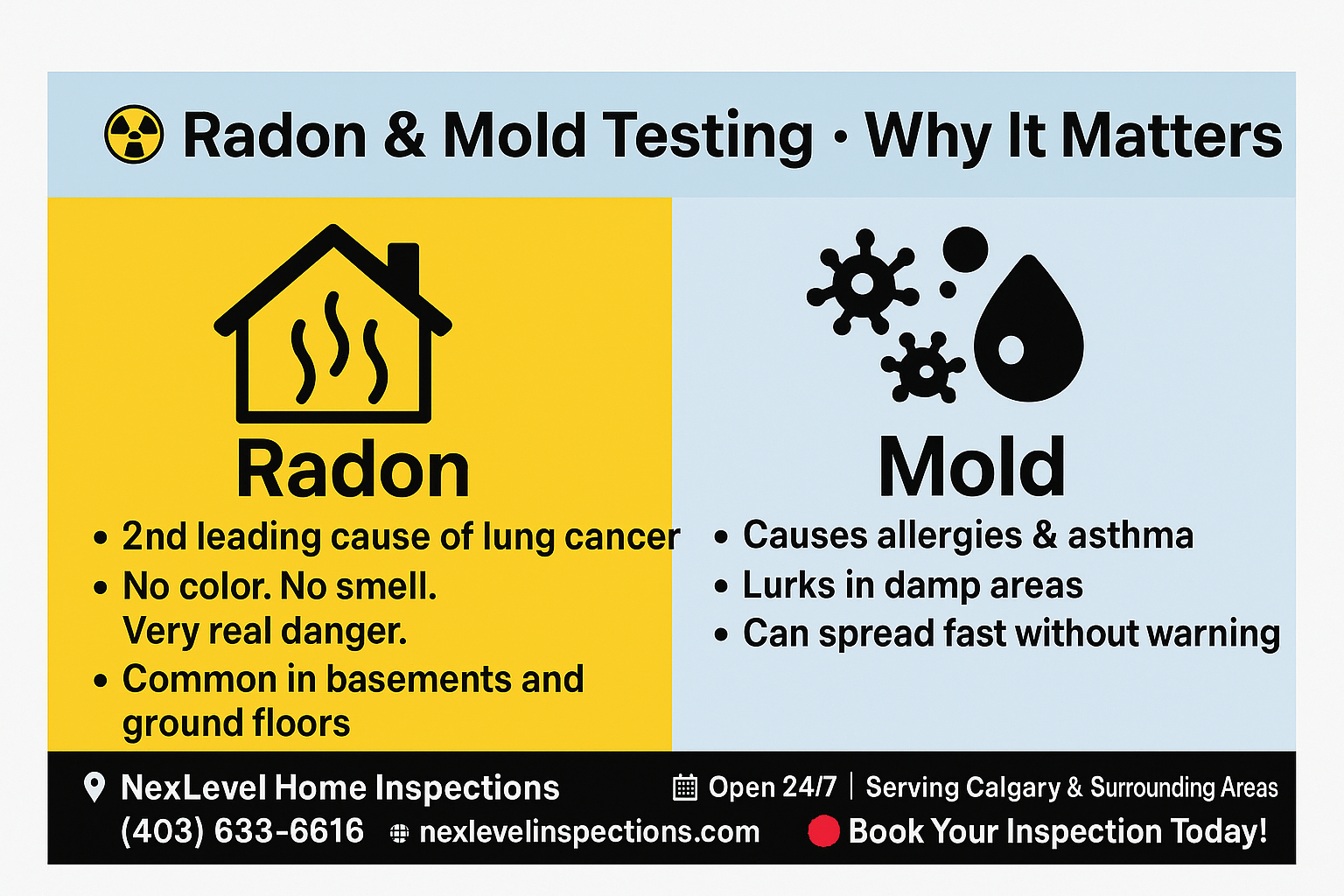 The Role of Radon and Mold Testing in Home Inspections