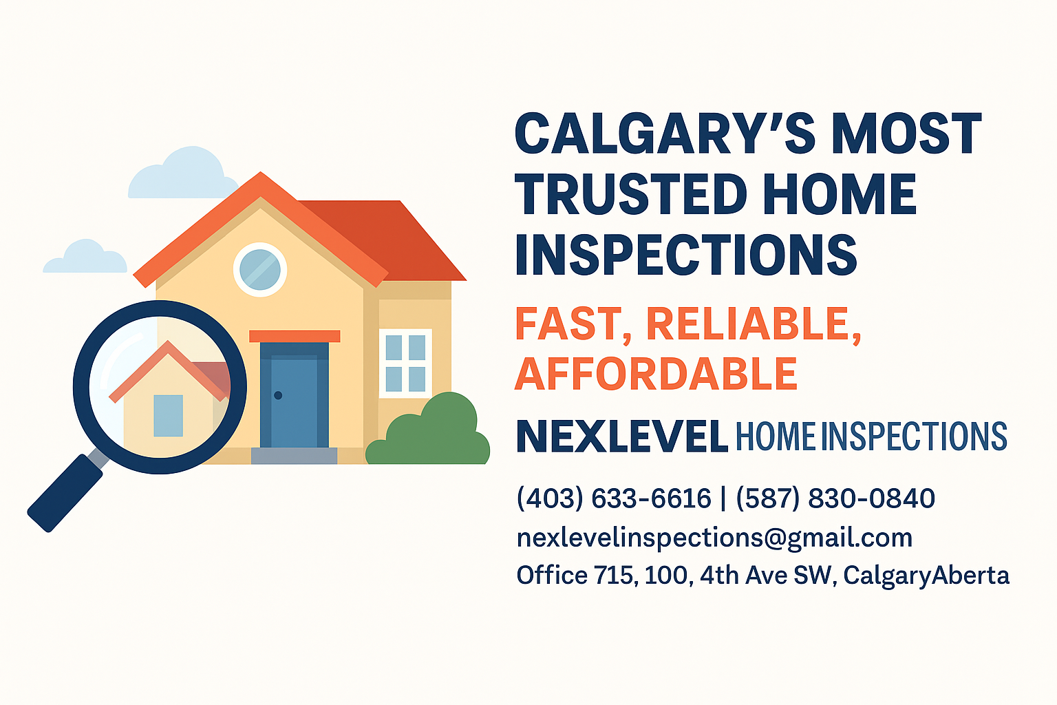 Calgary Most Trusted Home Inspections – Fast - Reliable - Affordable