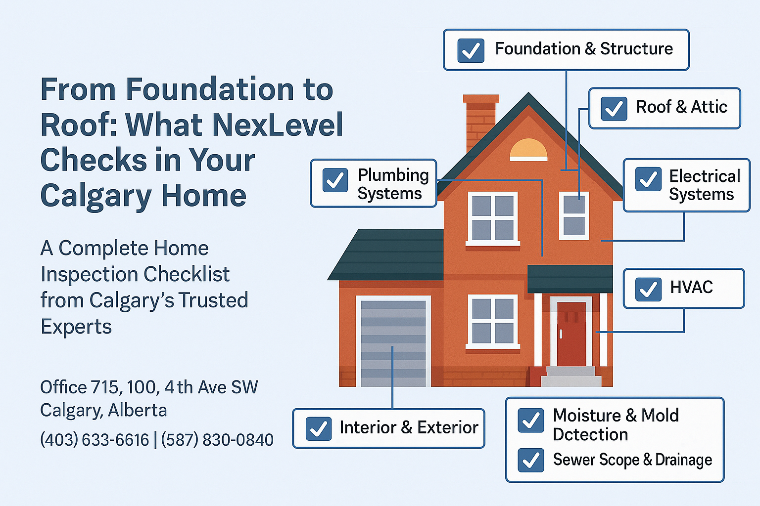 From Foundation to Roof: What NexLevel Checks in Your Calgary Home