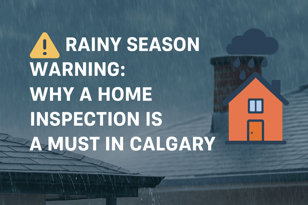 Rainy Season Warning: Why a Home Inspection Is a Must in Calgary