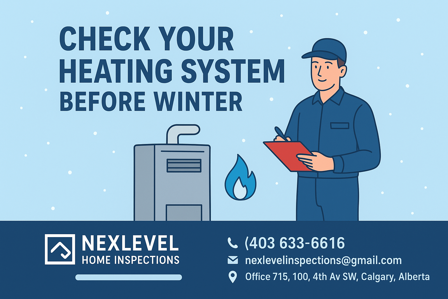 Check Your Heating System Before Winter - NexLevel Home Inspections Calgary
