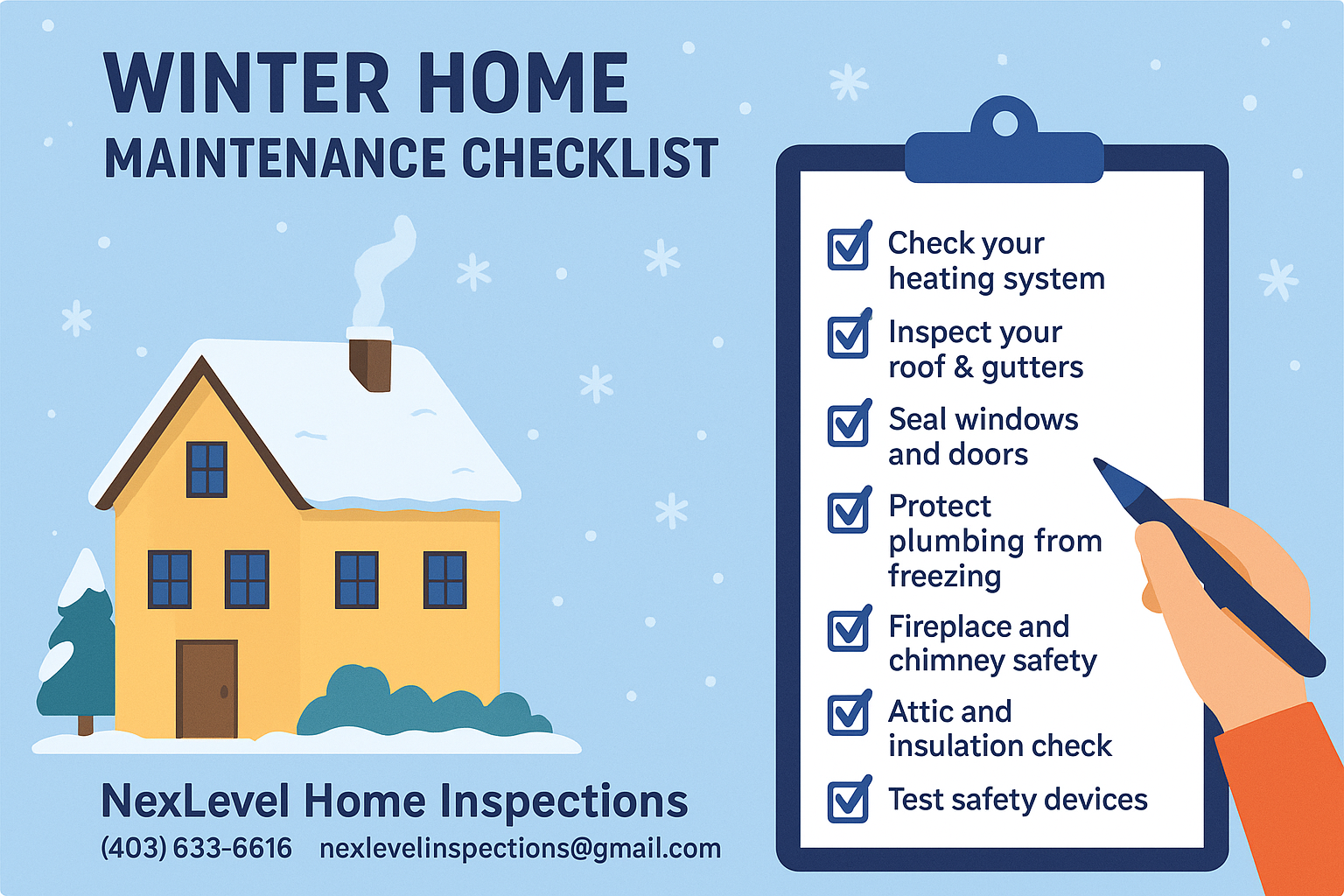 Winter Home Maintenance Checklist