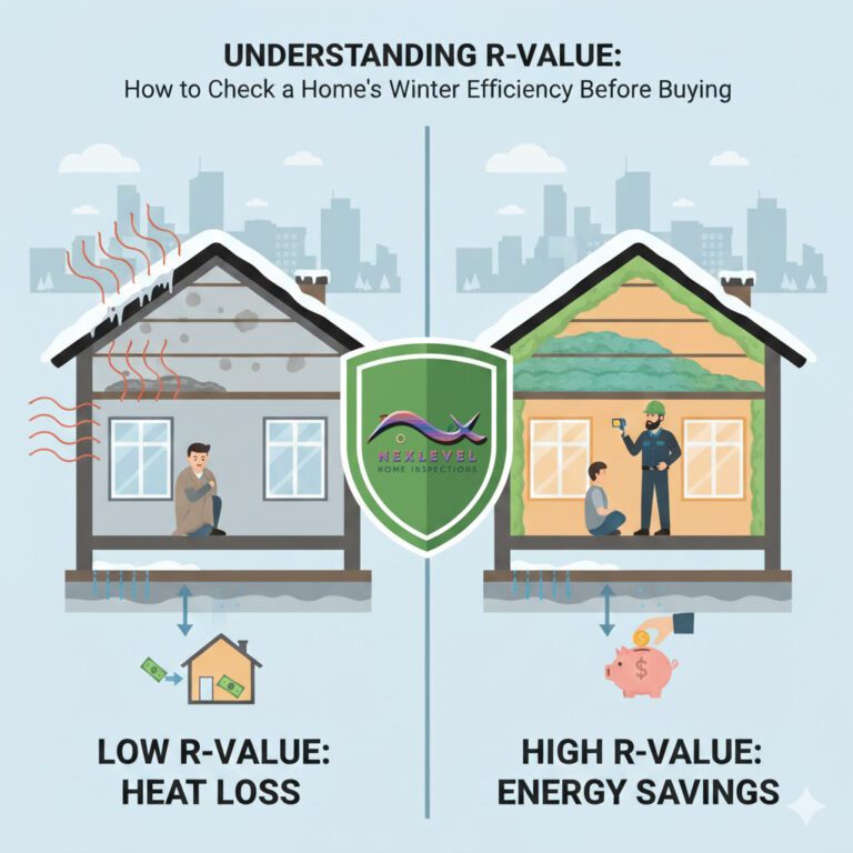 Checking furnace for R-Value.
