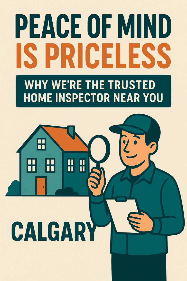 Write on Peace of Mind is Priceless - Why We're the Trusted Home Inspector Near You in Calgary