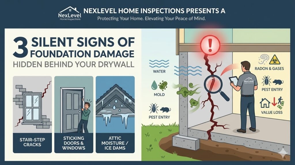 Foundation Damage Hidden Behind Your Drywall