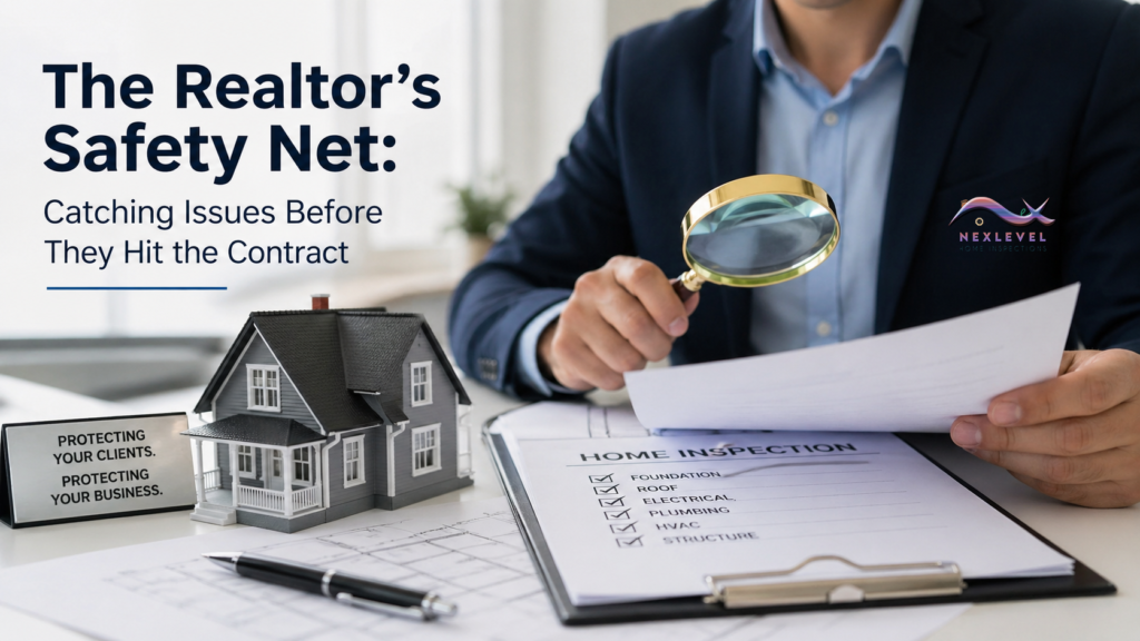 he Realtor’s Safety Net: Catching Issues Before They Hit the Contract