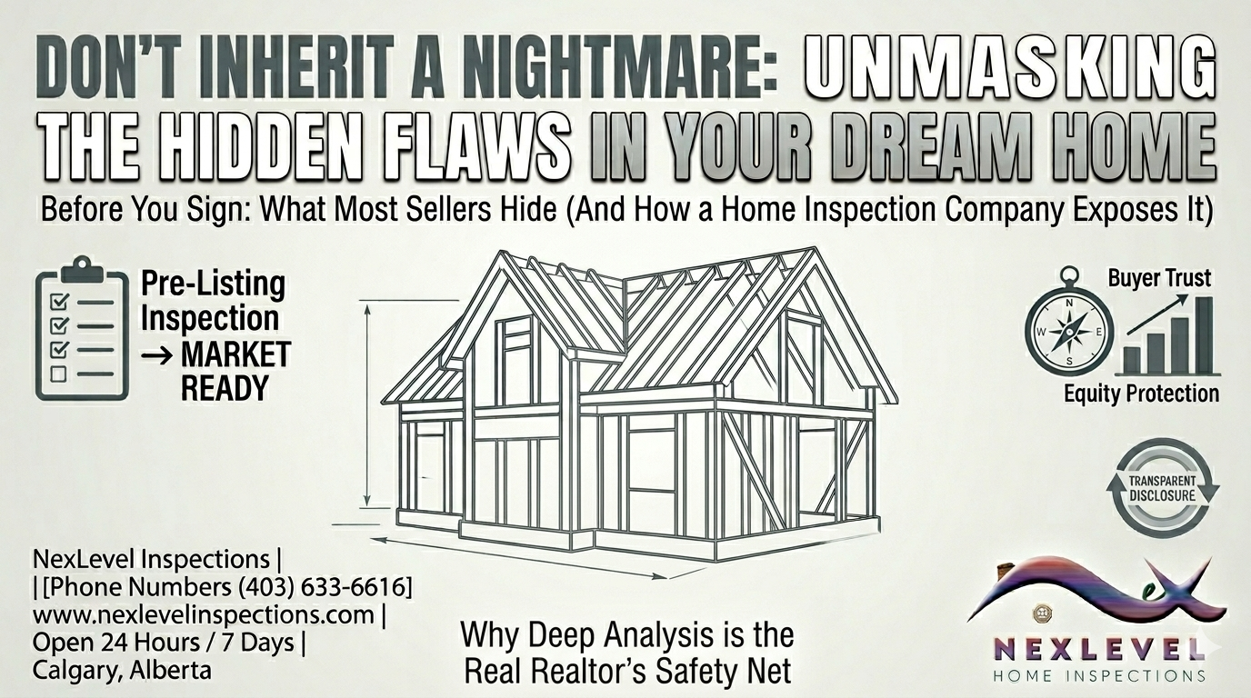 Avoid real estate mistakes Alberta - pre-purchase home inspection
