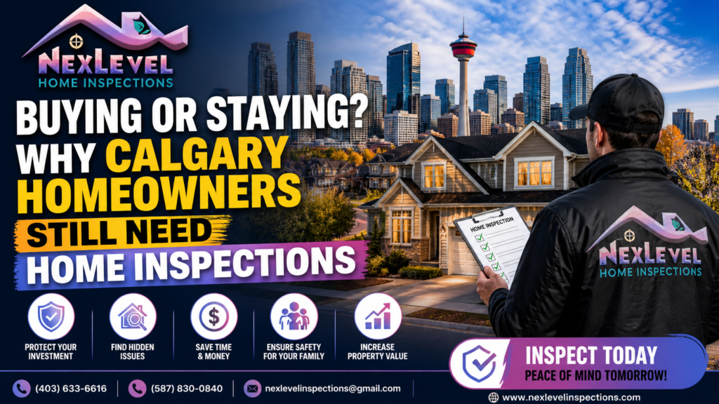 Buying or Staying - Why Calgary Homeowners Still Need Home Inspections