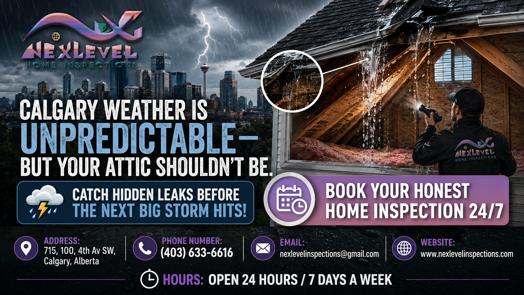 Catch Hidden Attic Leaks Before the Storm NexLevel Home Inspections