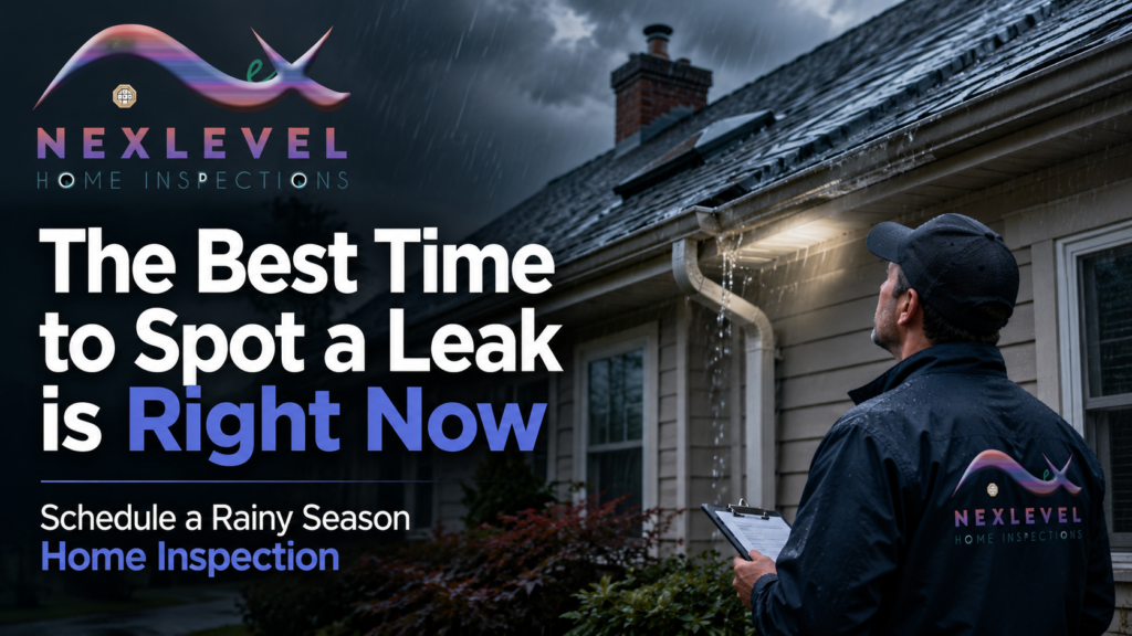The Best Time to Spot a Leak is Right Now Schedule a Rainy Season Home Inspection