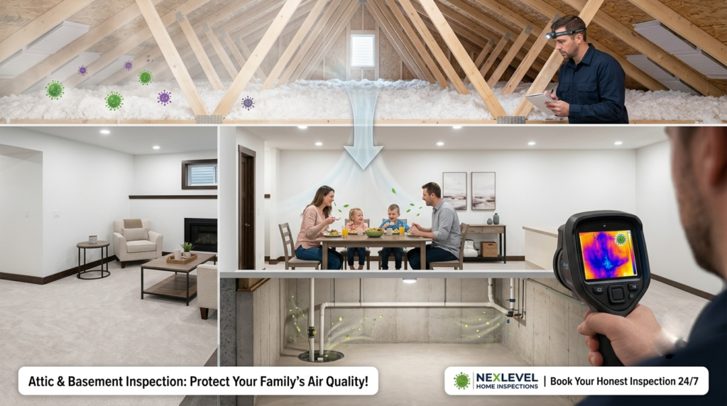 The Air You Breathe How Attic and Basement Inspections Protect Indoor Air Quality
