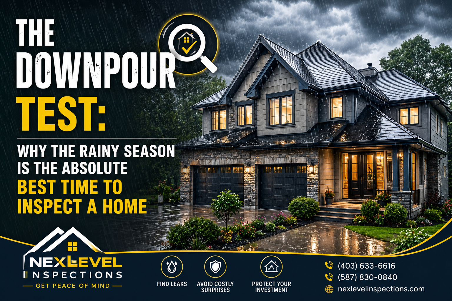 The Downpour Test Why the Rainy Season is the Absolute Best Time to Inspect a Home