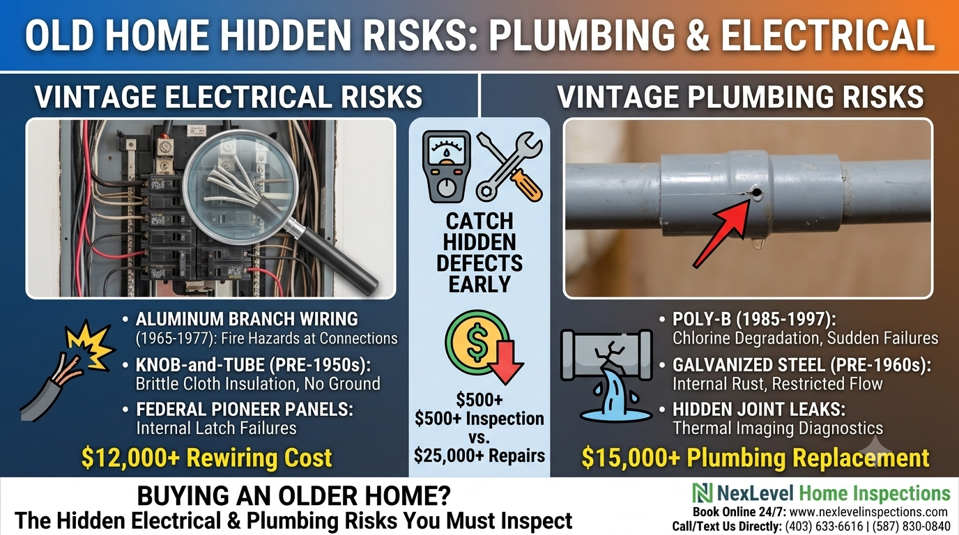 Buying an Older Home The Hidden Electrical & Plumbing Risks You Must Inspect