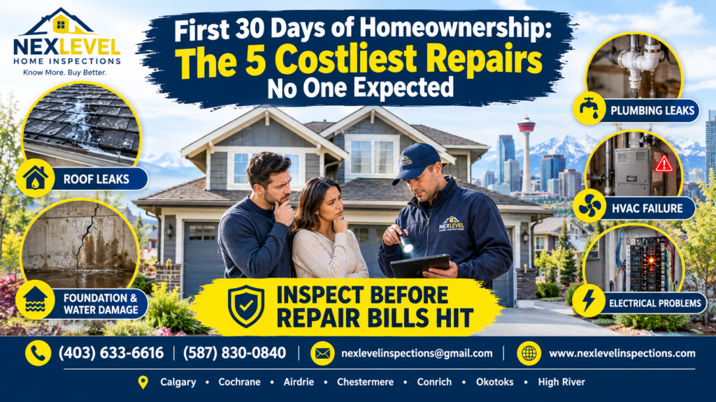 First 30 Days of Homeownership The 5 Costliest Repairs No One Expected
