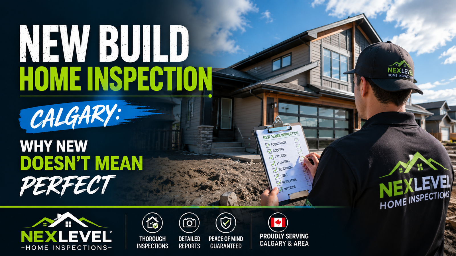 New Build Home Inspection Calgary Why New Doesn't Mean Perfect