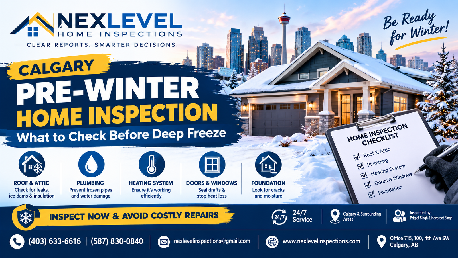 Calgary Winter Home Inspection Guide