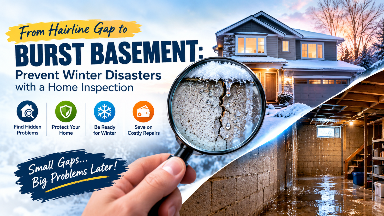 From Hairline Gap to Burst Basement } NexLevel Home Inspections