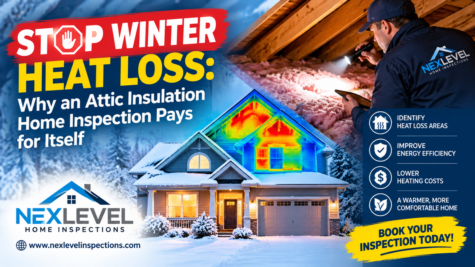 Stop Winter Heat Loss: Why an Attic Insulation Home Inspection Pays for Itself