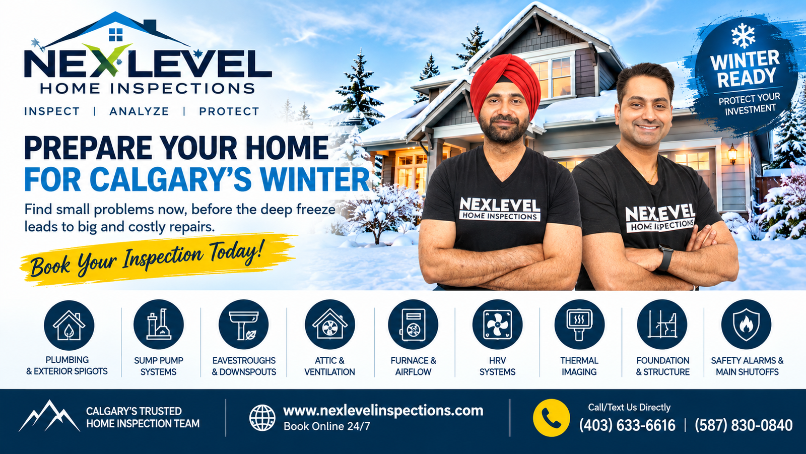 Winter Home Inspection Readiness Calgary Homes